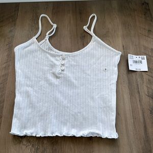White American Eagle Crop Top NWT